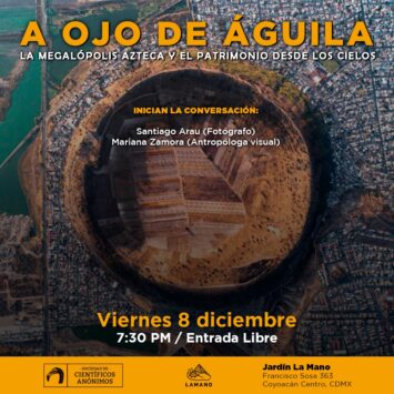 Científicos Anónimos CDMX: A OJO DE ÁGUILA, la megalópolis azteca vista desde los cielos