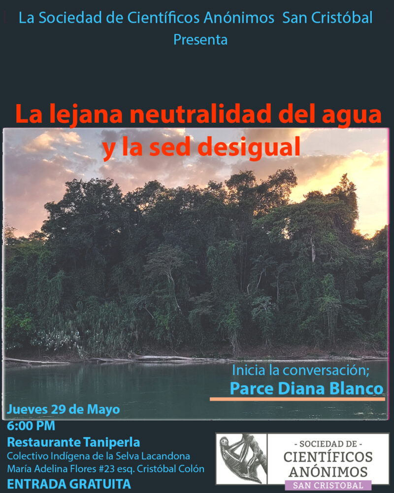 La lejana neutralidad del agua y la sed desigual / SCA San Cristóbal