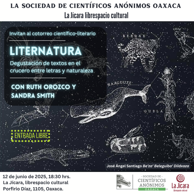 SCAOAX24: LiterNatura. Degustación de textos en el crucero entre letras y naturaleza