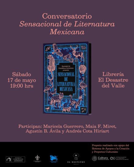 PRESENTACIÓN CDMX: Sensacional de literNatura mexicana
