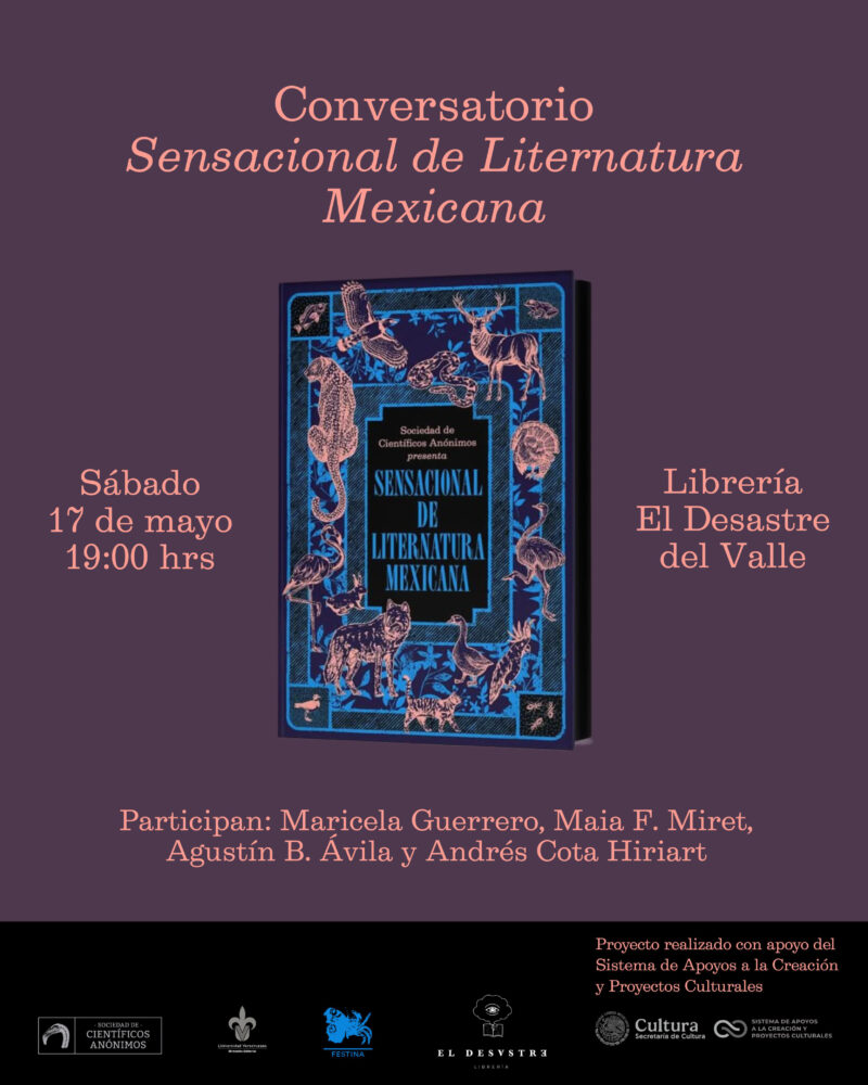 PRESENTACIÓN CDMX: Sensacional de literNatura mexicana