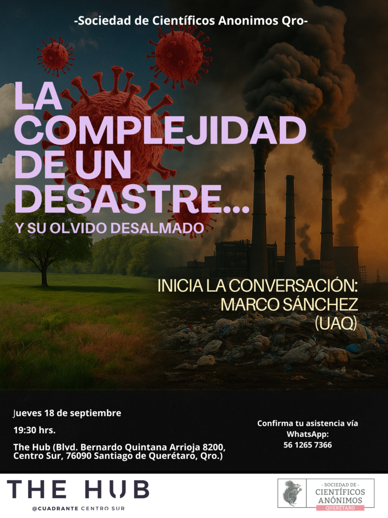 La Complejidad de un Desastre… y su olvido desalmado / SCA QRO La Complejidad de un Desastre… y su olvido desalmado / SCA QRO