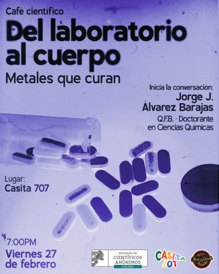 Del laboratorio al cuerpo: metales que curan / SCA Colima