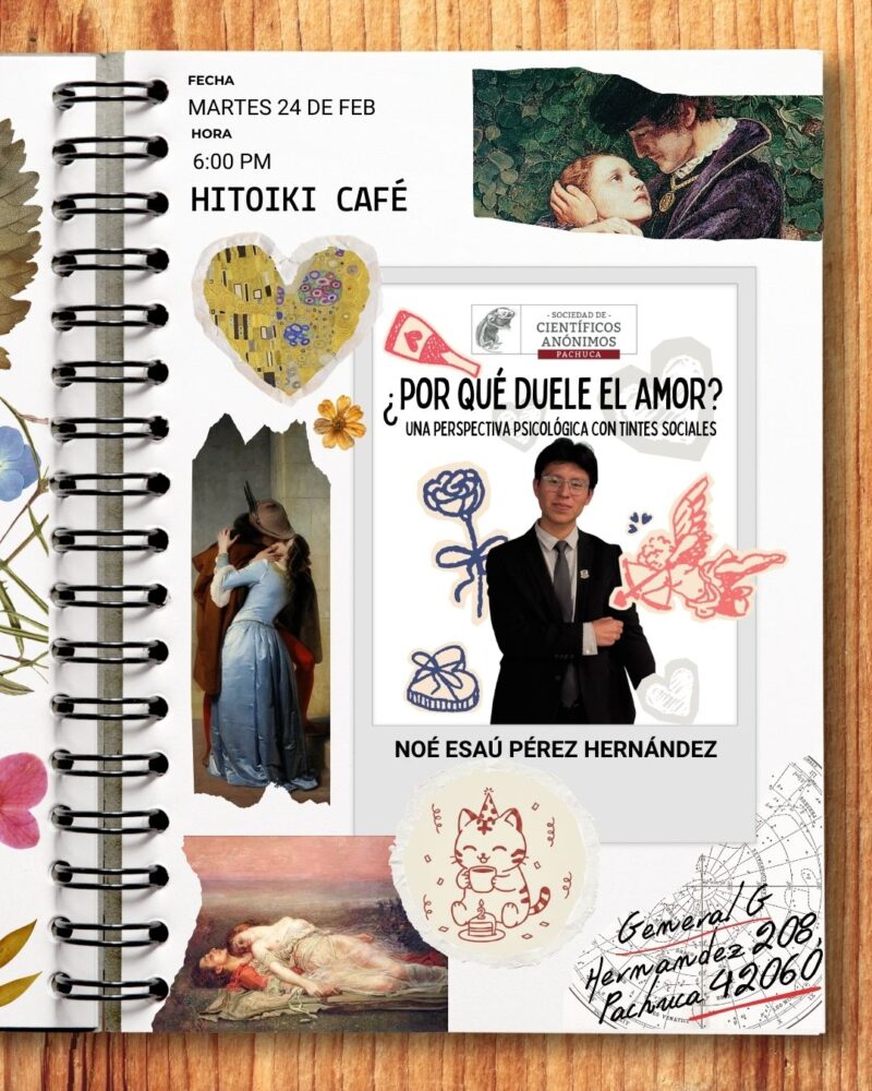 ¿Por qué duele el amor? Una perspectiva Psicológica con tintes sociales / SCA Pachuca