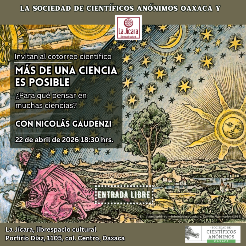 <strong>SCAOAX33: Mas de una ciencia es posible</strong>