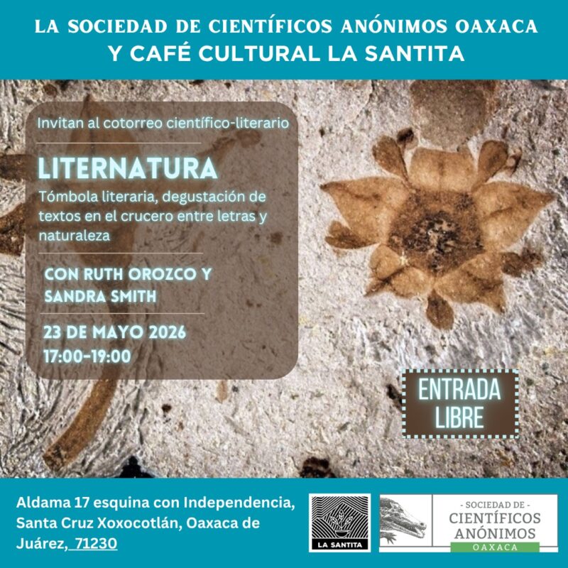 <strong>SCAOAX 34: Liternatura. Degustación de textos en el crucero entre letras y naturaleza</strong>