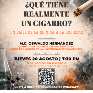 ¿Qué tiene realmente un Cigarro? Un Viaje de la Química a la Sociedad / SCA Guanajuato