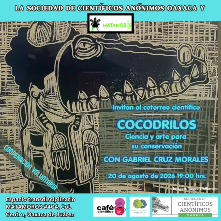 SCA OAX: Cocodrilos: ciencia y arte para su conservación.