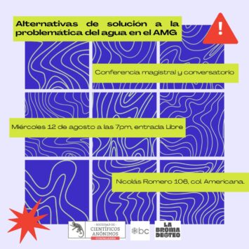 Alternativas de solución para la problemática del agua en el Área Metropolitana de Guadalajara.