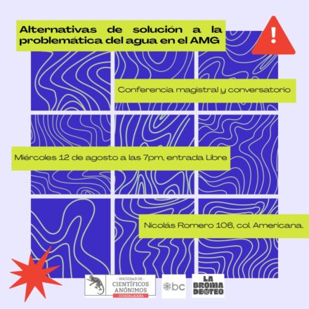 Alternativas de solución para la problemática del agua en el Área Metropolitana de Guadalajara.