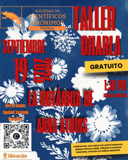 Taller-Charla: La Botánica de Anna Atkins / Puebla
